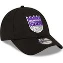 bone-curvo-preto-ajustavel-9forty-the-league-da-sacramento-kings-nba-da-new-era