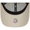bone-curvo-bege-ajustavel-com-logo-branco-9forty-league-essential-da-new-york-yankees-mlb-da-new-era