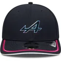 bone-curvo-azul-marinho-snapback-9seventy-stretch-snap-da-alpine-f1-team-formula-1-da-new-era