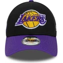 bone-curvo-preto-e-violeta-ajustavel-9forty-side-patch-da-los-angeles-lakers-nba-da-new-era
