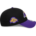 bone-curvo-preto-e-violeta-ajustavel-9forty-side-patch-da-los-angeles-lakers-nba-da-new-era