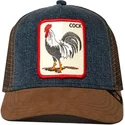 bone-trucker-castanho-e-denim-galo-big-strut-da-goorin-bros