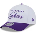 bone-curvo-branco-e-violeta-snapback-9forty-m-crown-draft-2025-da-los-angeles-lakers-nba-da-new-era
