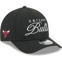 bone-curvo-preto-snapback-9forty-m-crown-draft-2025-da-chicago-bulls-nba-da-new-era