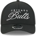 bone-curvo-preto-snapback-9forty-m-crown-draft-2025-da-chicago-bulls-nba-da-new-era