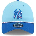 bone-curvo-azul-ajustavel-9twenty-4th-july-da-new-york-yankees-mlb-da-new-era