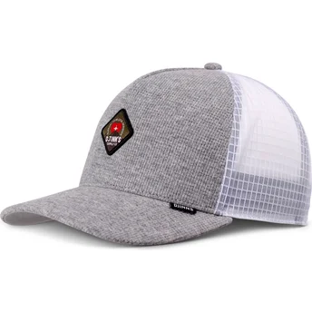Boné trucker cinza Mountain HFT Waffle da Djinns