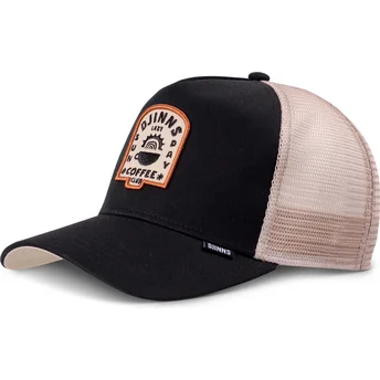 Boné trucker preto e bege HFT Lazy Sunday da Djinns