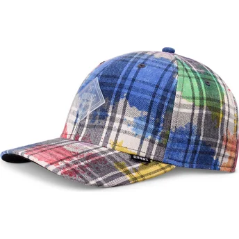 Boné curvo multicolor snapback 6P TrueFit Dirty Check da Djinns
