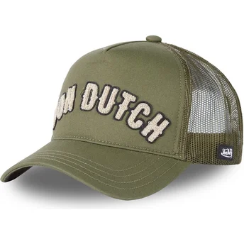 Boné trucker verde para criança KID_BUCKL K da Von Dutch