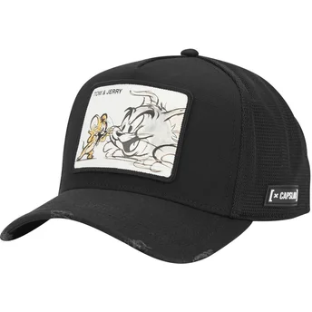 Boné trucker preto Tom and Jerry TAJ PCT Looney Tunes da Capslab