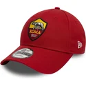 bone-curvo-vermelho-ajustavel-9forty-core-da-associazione-sportiva-roma-serie-a-da-new-era