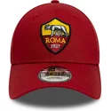 bone-curvo-vermelho-ajustavel-9forty-core-da-associazione-sportiva-roma-serie-a-da-new-era