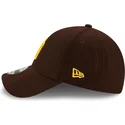 bone-curvo-castanho-ajustavel-9forty-the-league-da-san-diego-padres-mlb-da-new-era