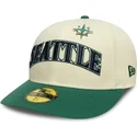 bone-curvo-bege-e-verde-justo-59fifty-all-star-game-pin-da-seattle-mariners-mlb-da-new-era
