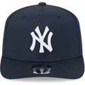 bone-curvo-azul-marinho-snapback-9seventy-stretch-snap-perf-da-new-york-yankees-mlb-da-new-era