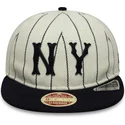 bone-plano-bege-e-azul-marinho-ajustavel-9fifty-retro-crown-heritage-da-new-york-yankees-mlb-da-new-era