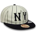 bone-plano-bege-e-azul-marinho-ajustavel-9fifty-retro-crown-heritage-da-new-york-yankees-mlb-da-new-era