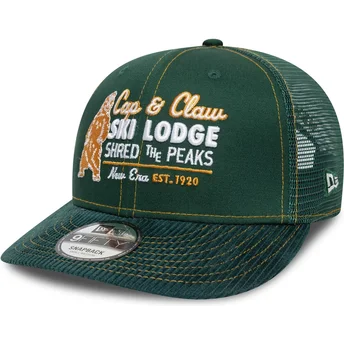 Boné curvo verde snapback 9FIFTY Cord da New Era