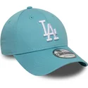 bone-curvo-azul-claro-ajustavel-9forty-league-essential-da-los-angeles-dodgers-mlb-da-new-era