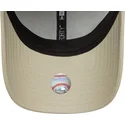 bone-curvo-bege-ajustavel-com-logo-castanho-9forty-ombre-infill-da-new-york-yankees-mlb-da-new-era