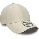 bone-curvo-bege-ajustavel-com-logo-bege-9forty-tonal-flawless-da-new-york-yankees-mlb-da-new-era