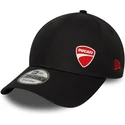 bone-curvo-preto-ajustavel-9forty-flawless-da-ducati-motor-motogp-da-new-era