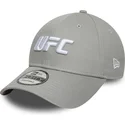 bone-curvo-cinza-snapback-9forty-core-da-ufc-ultimate-fighting-championship-da-new-era