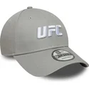bone-curvo-cinza-snapback-9forty-core-da-ufc-ultimate-fighting-championship-da-new-era