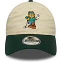 bone-curvo-bege-e-verde-ajustavel-9twenty-da-garfield-da-new-era