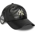 bone-curvo-preto-ajustavel-9twenty-leather-da-new-york-yankees-mlb-da-new-era