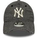 bone-curvo-preto-ajustavel-9twenty-houndstooth-da-new-york-yankees-mlb-da-new-era