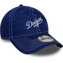 bone-curvo-azul-ajustavel-9twenty-contrast-stitch-da-los-angeles-dodgers-mlb-da-new-era