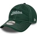 bone-curvo-verde-ajustavel-9twenty-contrast-stitch-da-oakland-athletics-mlb-da-new-era