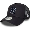 bone-trucker-azul-marinho-com-logo-azul-marinho-a-frame-outline-da-new-york-yankees-mlb-da-new-era