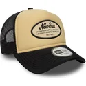bone-trucker-bege-e-preto-a-frame-foam-oval-patch-da-new-era