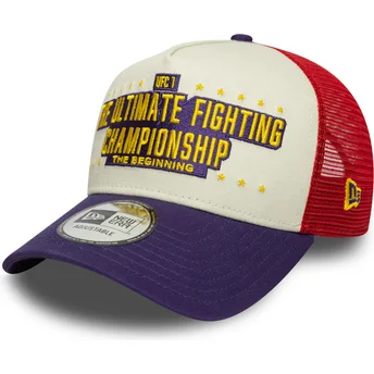 Boné trucker multicolor A Frame da UFC Ultimate Fighting Championship da New Era