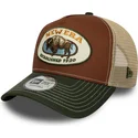 bone-trucker-castanho-e-verde-a-frame-animal-patch-da-bufalo-da-new-era