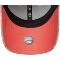 bone-curvo-rosa-e-azul-ajustavel-para-mulheres-9forty-check-da-new-york-yankees-mlb-da-new-era