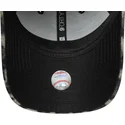 bone-curvo-preto-ajustavel-para-mulheres-9forty-cosy-animal-da-los-angeles-dodgers-mlb-da-new-era
