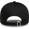 bone-curvo-preto-ajustavel-para-mulheres-9forty-floral-script-da-new-york-yankees-mlb-da-new-era