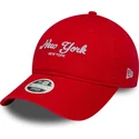 bone-curvo-laranja-ajustavel-para-mulheres-9twenty-city-da-new-york-da-new-era