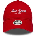 bone-curvo-laranja-ajustavel-para-mulheres-9twenty-city-da-new-york-da-new-era