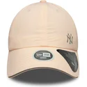 bone-curvo-rosa-ajustavel-para-mulheres-open-back-flawless-da-new-york-yankees-mlb-da-new-era