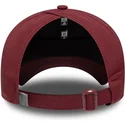 bone-curvo-grena-ajustavel-para-mulheres-open-back-flawless-da-new-york-yankees-mlb-da-new-era