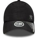 bone-curvo-preto-ajustavel-para-mulheres-open-back-flawless-da-new-york-yankees-mlb-da-new-era