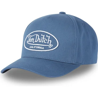 Boné curvo azul ajustável para criança KID_LOF C5C da Von Dutch