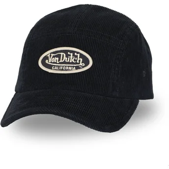 Boné curvo preto ajustável VEL02 da Von Dutch