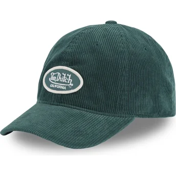 Boné curvo verde ajustável LOG08 da Von Dutch