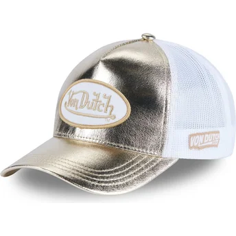 Boné trucker dourado REG G da Von Dutch